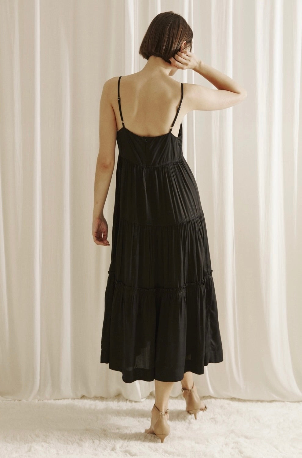 Midi Black Dress