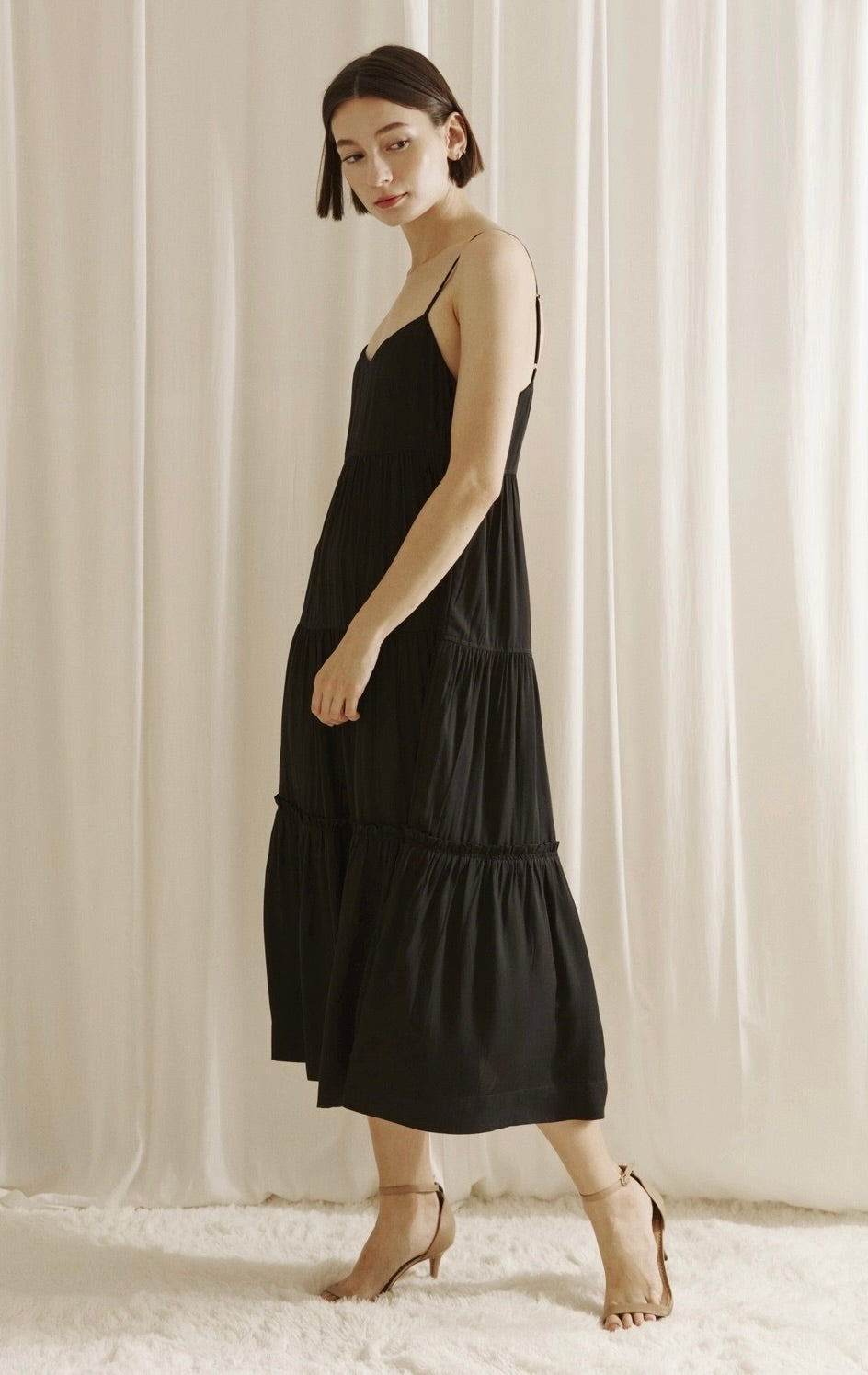 Midi Black Dress