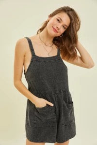 Vintage Black Romper