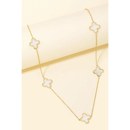 White Clover Necklace