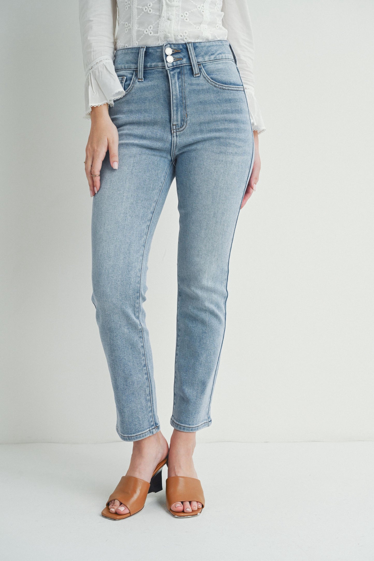 The Chelsea Straight Light Denim Jean