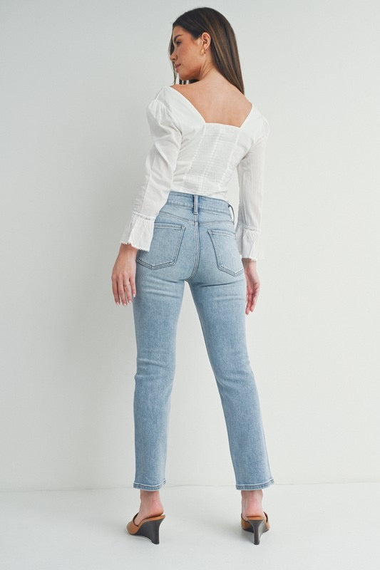 The Chelsea Straight Light Denim Jean