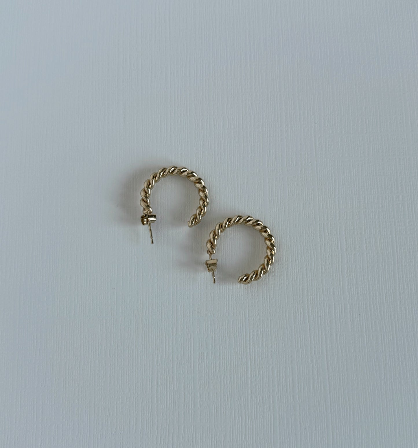 Braided Gold Hoop